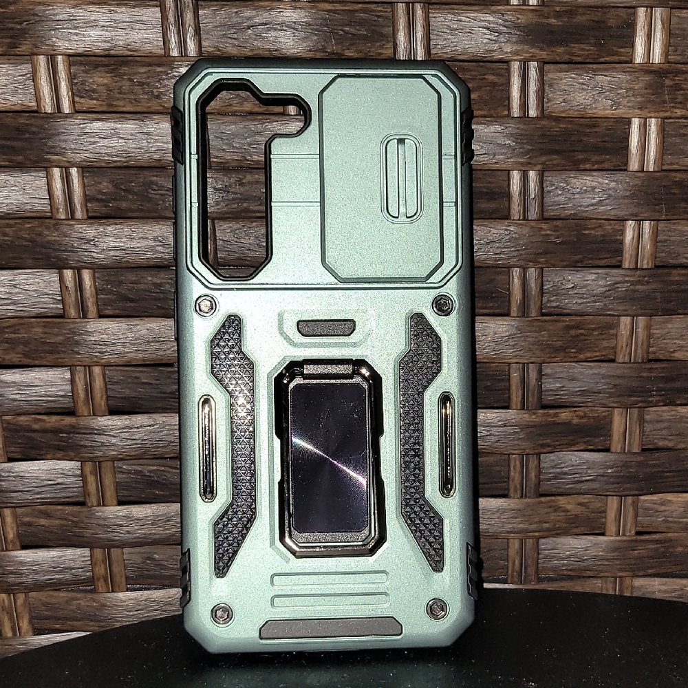 Samsung 23 Rugged Green Phone Case